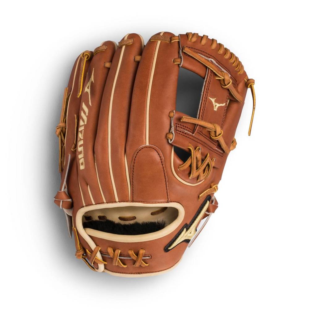 Mens Mizuno Pro Select Infield 11.75" - Deep Pocket Baseball Gloves Brown Philippines (MDPTCV813)